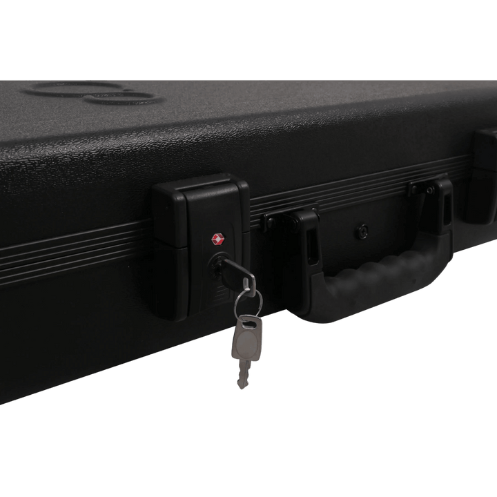Sire Electric Bass Hardshell Case TSA Latch | Sire's official hard case luggage for guitars. It comes with TSA Lock which allows players to transport their instruments safely and conveniently through a very secure locking system, while permitting security
