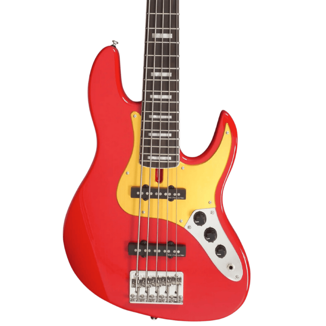 Sire V5-5 24 Dakota Red - Bajo Eléctrico | Si me hubiesen mostrado los bajos Sire guiándonos solamente por el precio, habría tenido muchas dudas sobre qué tan buenos serían. Afortunadamente, tuve la oportunidad de ver uno y tocarlo sin saber cuánto costab