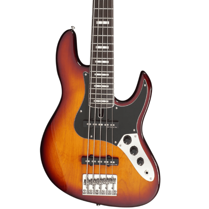 Sire V5R-5 24 Tobacco Sunburst - Bajo Eléctrico | Si me hubiesen mostrado los bajos Sire guiándonos solamente por el precio, habría tenido muchas dudas sobre qué tan buenos serían. Afortunadamente, tuve la oportunidad de ver uno y tocarlo sin saber cuánto