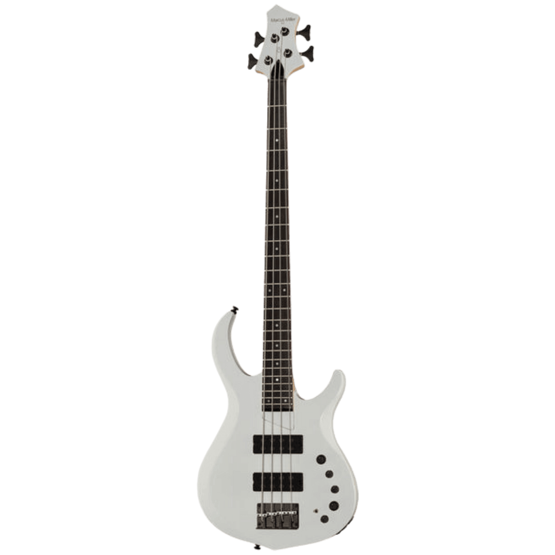 Sire M2 White (2nd Gen) - Bajo Eléctrico | Si me hubiesen mostrado los bajos Sire guiándonos solamente por el precio, habría tenido muchas dudas sobre qué tan buenos serían. Afortunadamente, tuve la oportunidad de ver uno y tocarlo sin saber cuánto costab