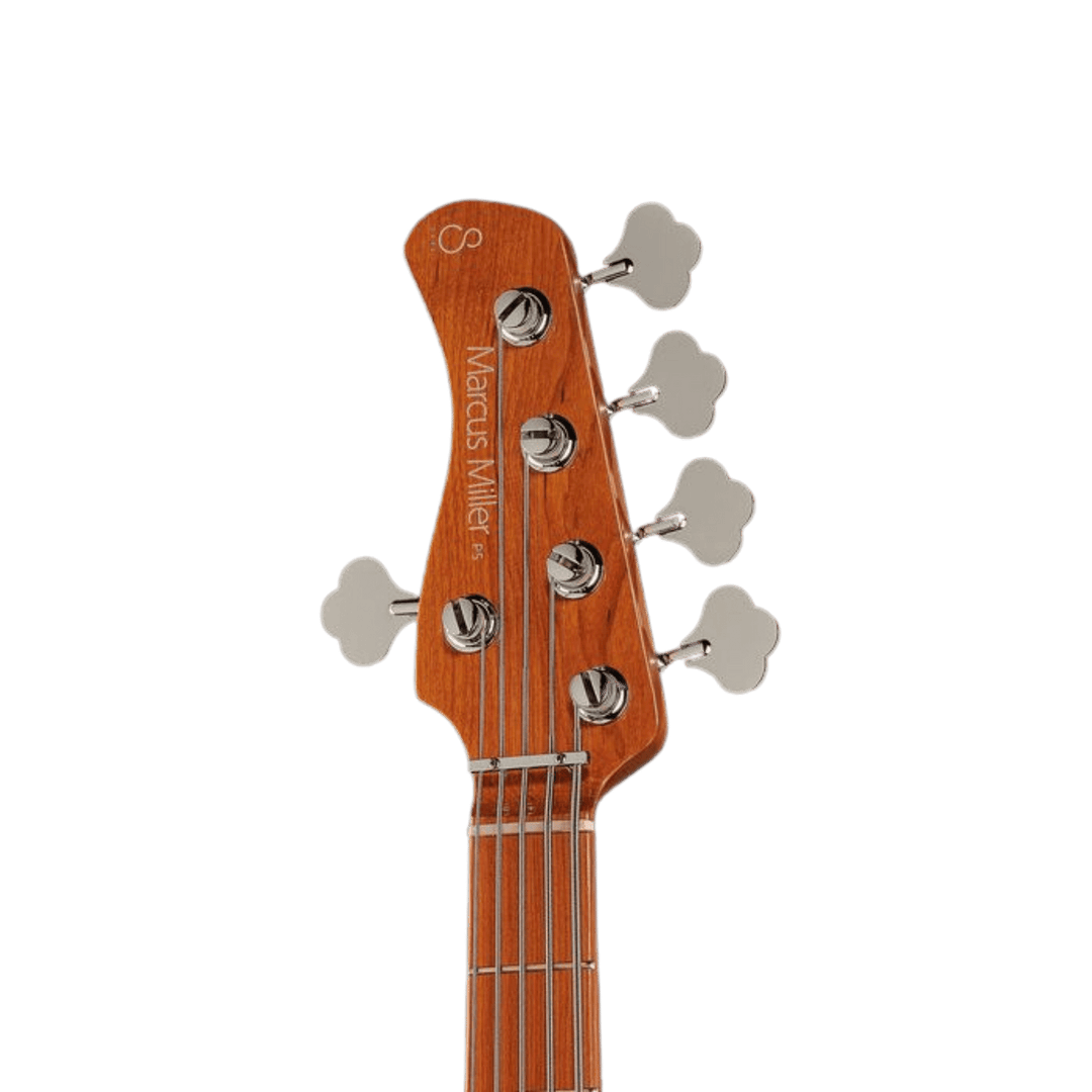 Sire P5-5 Mild Green Left - Bajo Eléctrico (Zurdo) | Cuerpo • Modelo: P5• Madera: Alder• Terminación: Polyurethane Brazo • Madera: Roasted Hard Maple• Perfil: “C”• Terminación: Satin • Espaciado: 18mm• Escala: 34” • Nuez: Hueso Diapasón • Madera: Roasted