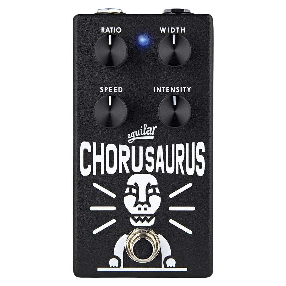 Aguilar Chorusaurus MKII - Pedal de Bajo | Proporcionando el tono cálido y rico por el que los equipos de Aguilar son famosos, el Chorusaurus® utiliza tecnología de brigada de cubeta analógica para un coro orgánico y exuberante. El Chorusaurus® brinda a l