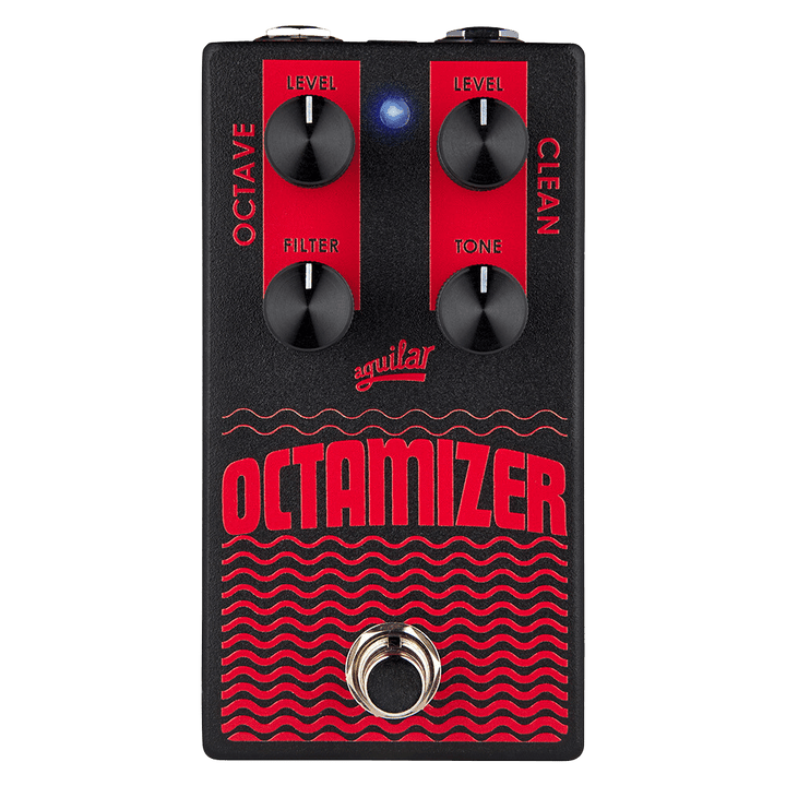 Aguilar Octamizer MKII - Pedal de Bajo | odo bajista quiere un tono profundo y orgánico. El Octamizer® crea una amplia gama de sonidos musicales una octava por debajo de su nota original. El Octamizer® presenta controles de volumen independientes para los