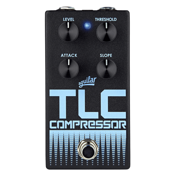 Aguilar TLC Compressor MKII - Pedal de Bajo | El TLC Compressor® está diseñado para brindar a los músicos la capacidad de controlar su dinámica de una manera flexible y musical, lo que lo convierte en una herramienta musical invaluable tanto para grabació