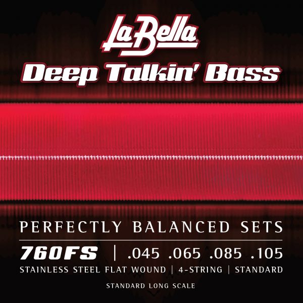LaBella Deep Talkin’ Bass Flats – Standard (45-105)