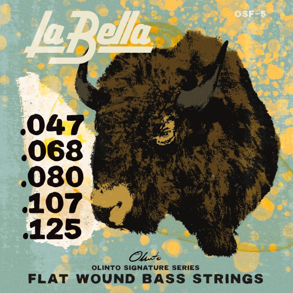 LaBella Olinto Signature Flats – 5-String Set (47-125)