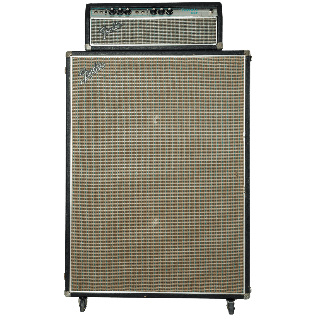 1969 Fender Bassman Amp (Head) + Fender 2x15 1969 Fender Bassman Amp (Head) + Fender 2x15