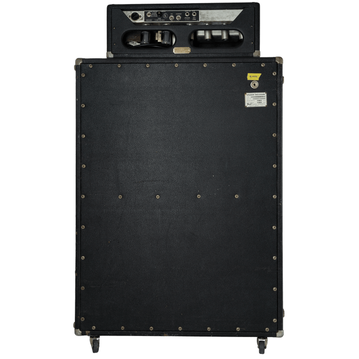 1969 Fender Bassman Amp (Head) + Fender 2x15" (Cab) - Amplificador de Guitarra o Bajo | Este amplificador es un clásico absoluto de Fender. El tono limpio es absolutamente imbatible. El gabinete proporciona una gran cantidad de fuerza, claridad y graves.