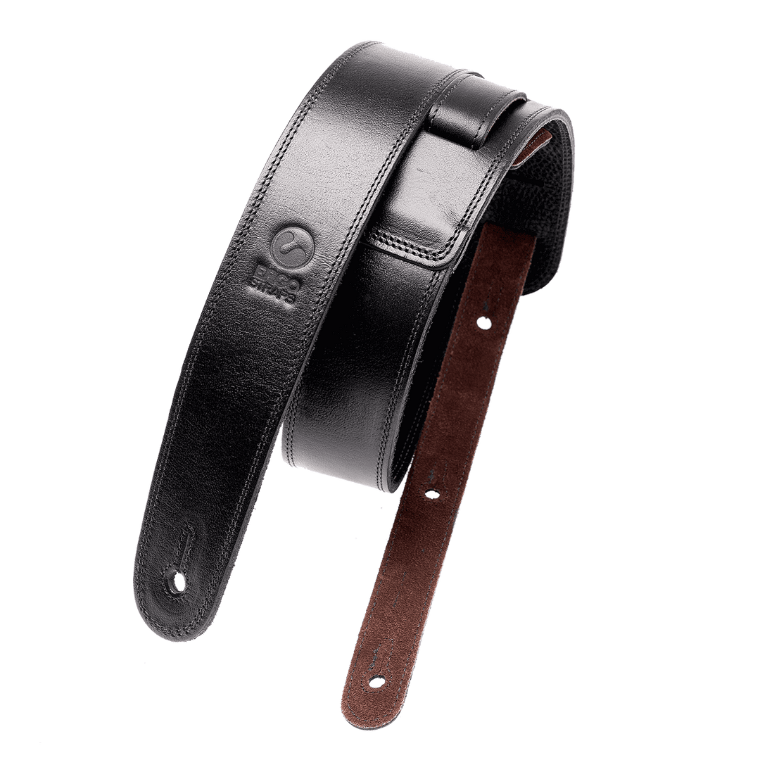 Ergostraps Classic 2" Black | * Correa de instrumento musical. Foto referencial: Al ser un producto de cuero, el color puede variar ligeramente. | Gearhub