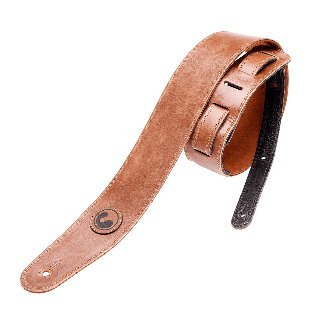 Ergostraps Classic 2,5" Whisky Brown | * Correa de instrumento musical. Foto referencial: Al ser un producto de cuero, el color puede variar ligeramente. | Gearhub
