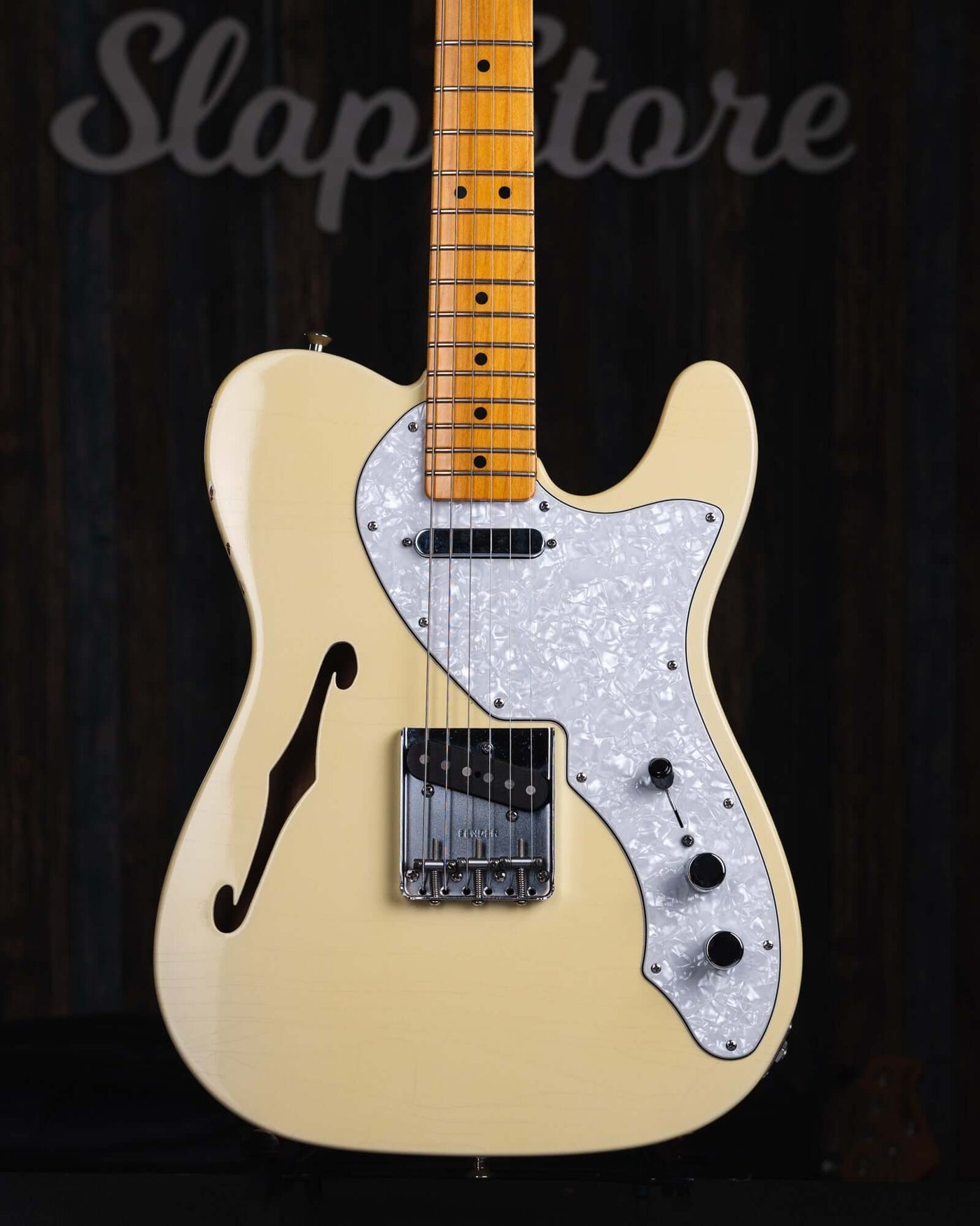 Fender Telecaster American Vintage '69 Thinline Olympic White 2011 - Guitarra Eléctrica
