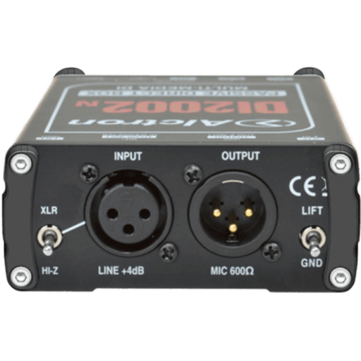 Alctron DI2002N - Caja Directa Pasiva | Desarrollada específicamente con la integración de audio y video en mente, transformador de bobinado personalizado de alto rendimiento, transformador encapsulado evitando la RF y la inducción electromagnética. DI200