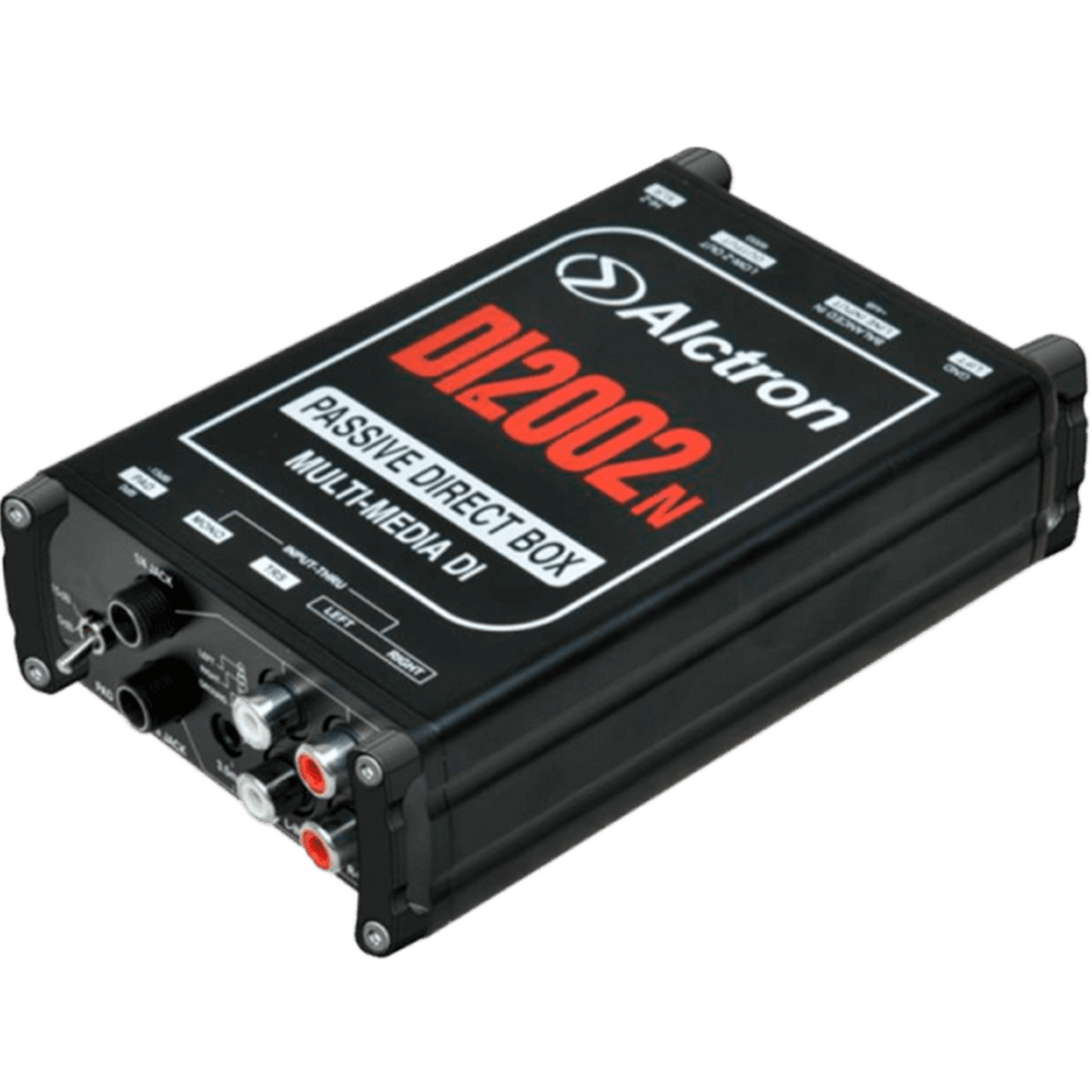 Alctron DI2002N - Caja Directa Pasiva | Desarrollada específicamente con la integración de audio y video en mente, transformador de bobinado personalizado de alto rendimiento, transformador encapsulado evitando la RF y la inducción electromagnética. DI200