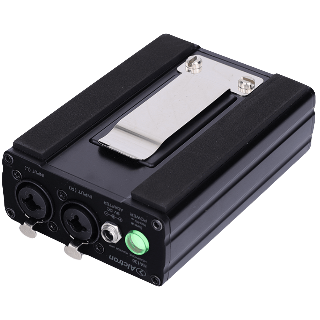 Alctron HA130 - Amplificador de Monitoreo In-ear | Amplificador de monitor de audífonos compacto y flexible, dos entradas XLR balanceadas directas y una salida de auriculares de 1/8″ HA130 es un amplificador de monitor de audífonos compacto y flexible. Cu