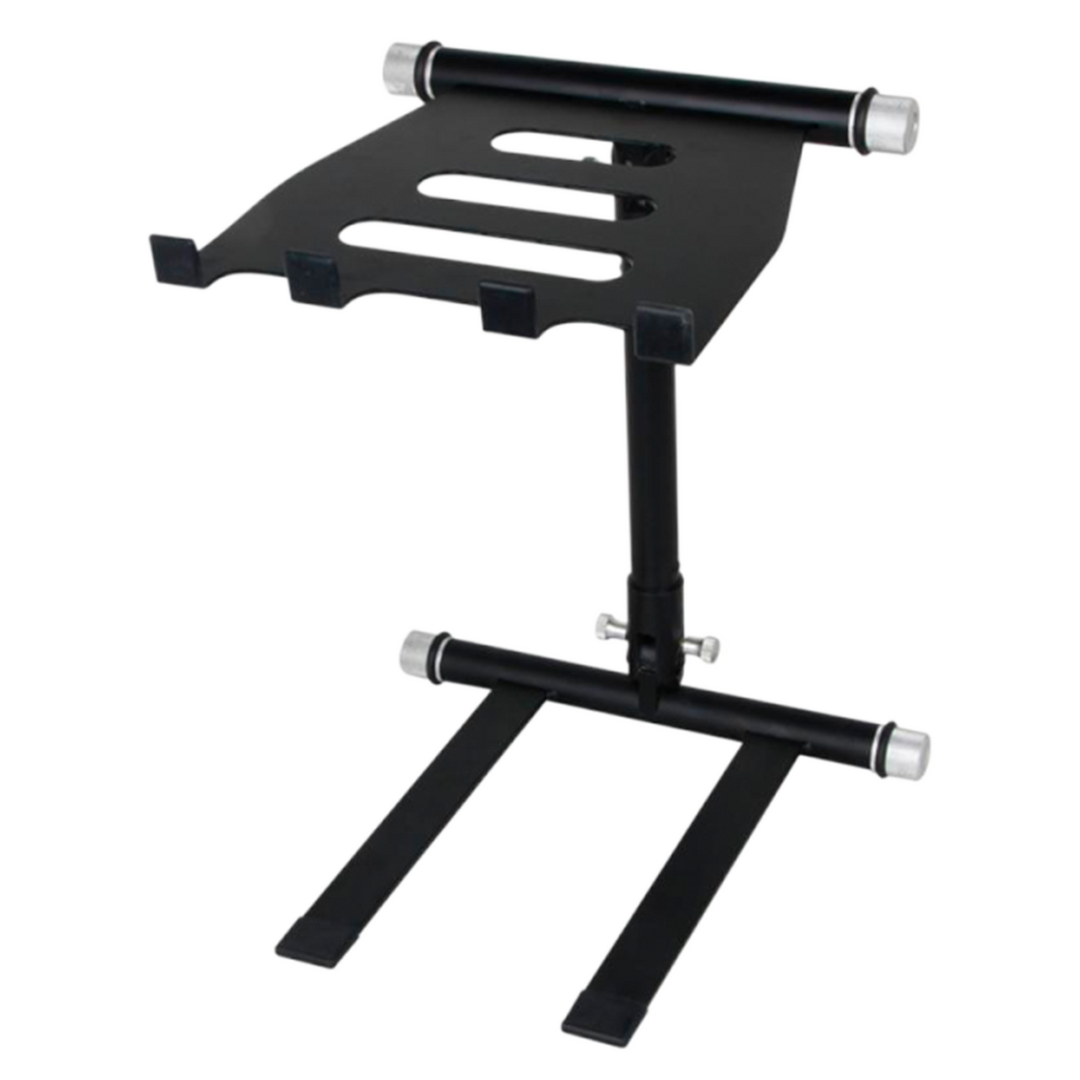 Alctron LS005 - Soporte Laptop DJ | Fabricado con aleación de aluminio de alta calidad, estable, resistente para DJ y músicos, estilo plegable, sin ensamblaje o piezas sueltas. El soporte para portátil LS005 está fabricado con aleación de aluminio de alta