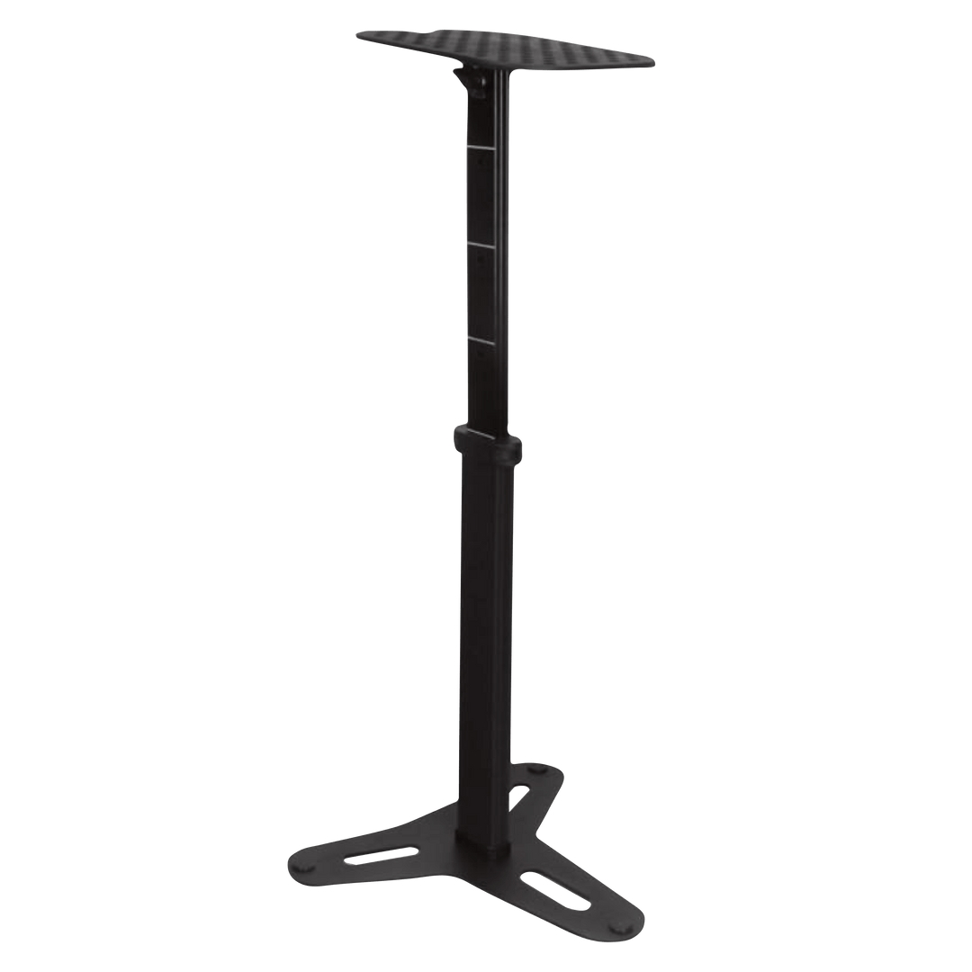 Alctron MS150 - Soporte para Monitor Estudio | MS150 es un soporte para monitor de 8 pulgadas. Su altura ajustable y su ángulo ajustable le permiten establecer la posición óptima de los altavoces en su configuración. Solo así podrás sentir el sonido perfe