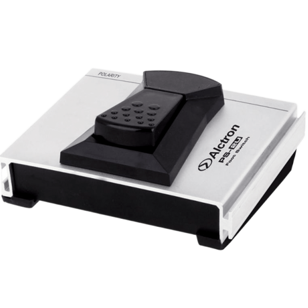 Alctron PS2U - Pedal Sustain / Momentary | Interruptor de pie sin enclavamiento (tipo momentáneo) diseñado para satisfacer cualquier necesidad de un interruptor de pie que active el efecto solo durante el tiempo que su pie esté en él. El PS-2U es un inter