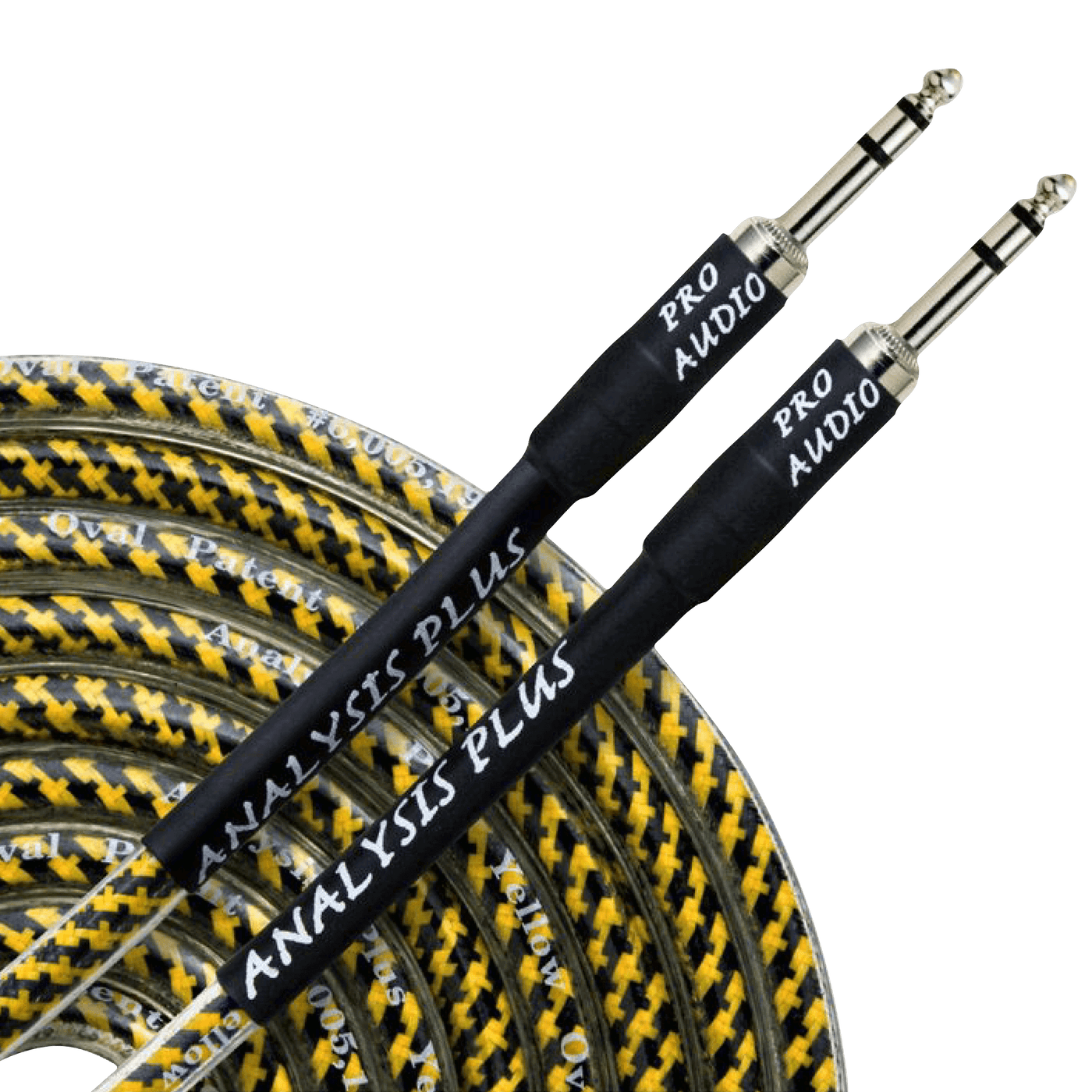 Analysis Plus Yellow Oval (3m) St-St - Cable de Instrumento