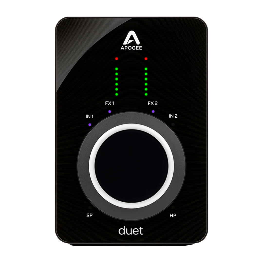 Apogee Duet 3 - Interfaz de Audio | En 2007, el Apogee Duet original rompió las expectativas de lo que podría ser una interfaz de estudio doméstico. Profesional, personal y portátil, Duet revolucionó la grabación independiente y empoderó a los músicos, pr