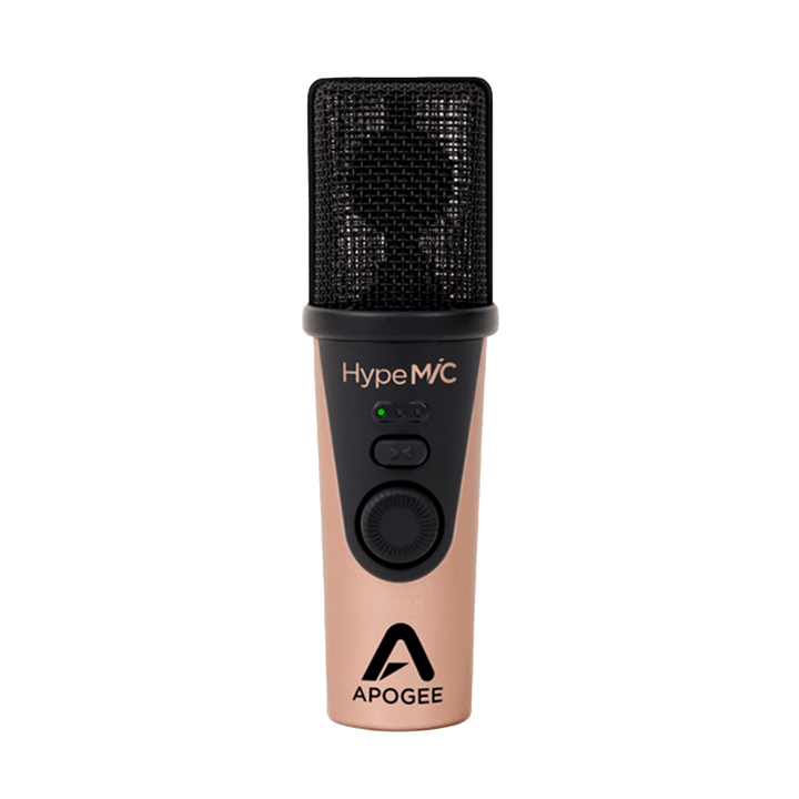 Apogee HypeMic - Micrófono Cardioide Condensador | Ever wonder how your favorite recordings seem to leap from the speaker, with vocals that magically float above even a dense background track? That’s compression. HypeMiC’s patented studio-quality analog c