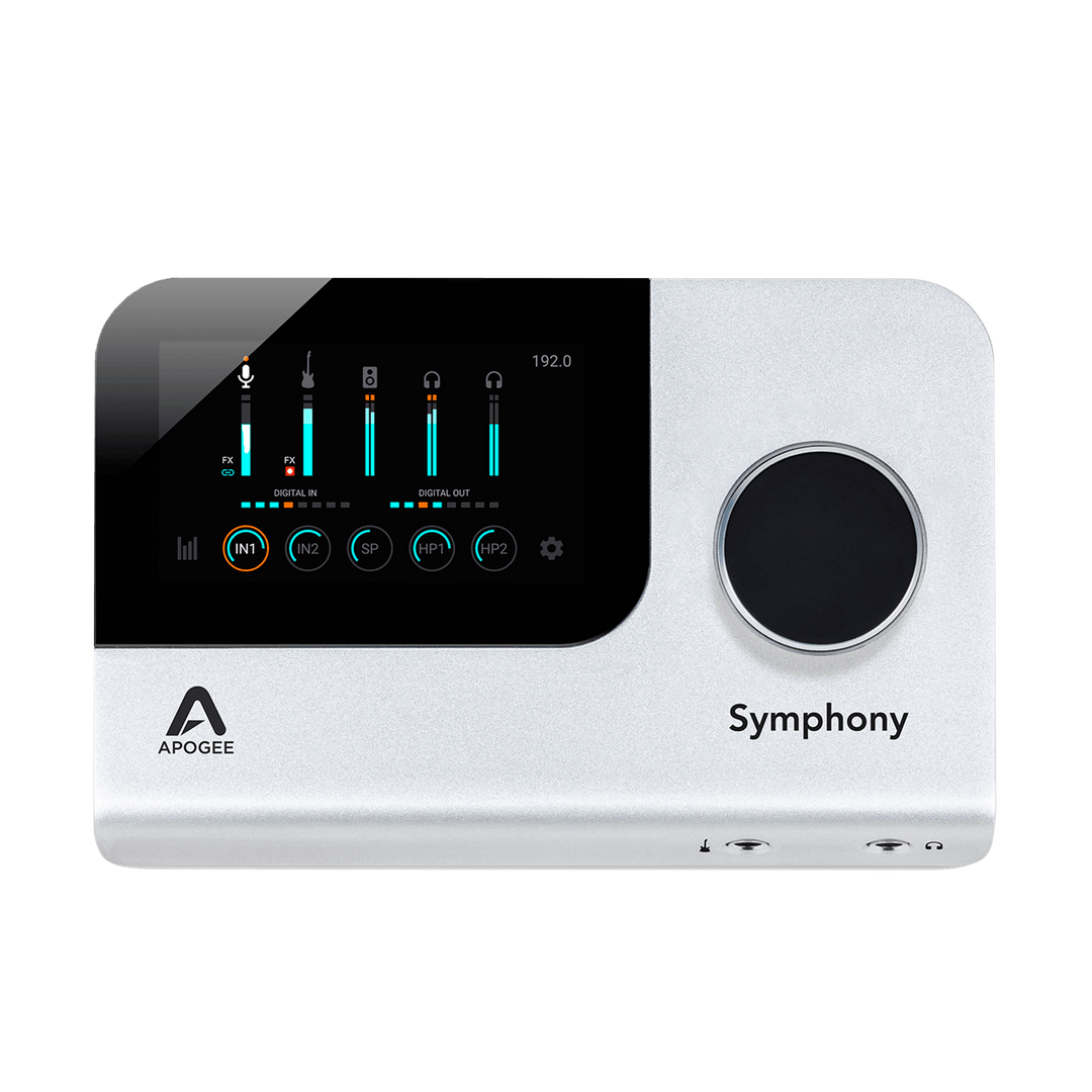 Apogee Symphony Desktop - Interfaz de Audio | Symphony Desktop para Mac, iPad Pro y Windows incluye la legendaria calidad de sonido del Symphony I / O Mk II de montaje en rack de Apogee en una elegante e inspiradora interfaz de audio 10 × 10 que se coloca