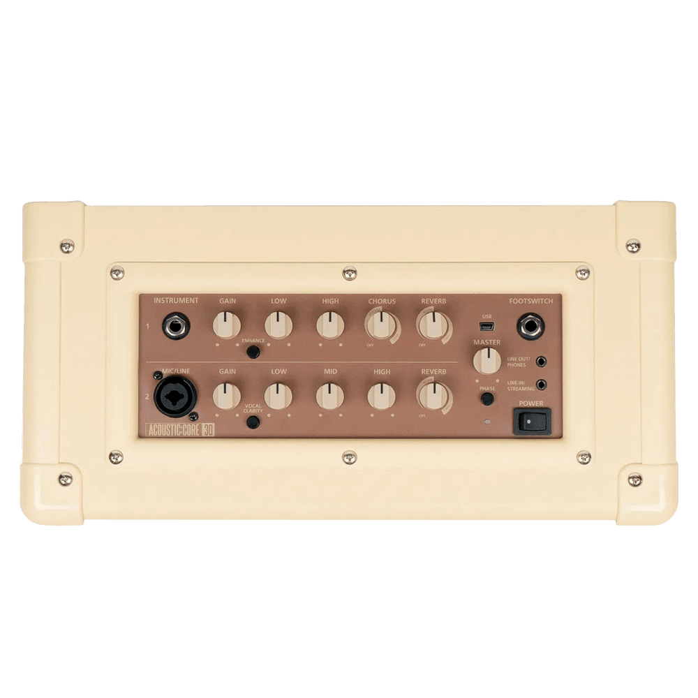 Blackstar Acoustic Core 30 - Amplificador Guitarra Acústica | ACOUSTIC : CORE fue diseñado para dar a los cantautores la capacidad de obtener un sonido profesional sin ninguna experiencia en ingeniería de sonido, luego compartirlo a través de transmisión