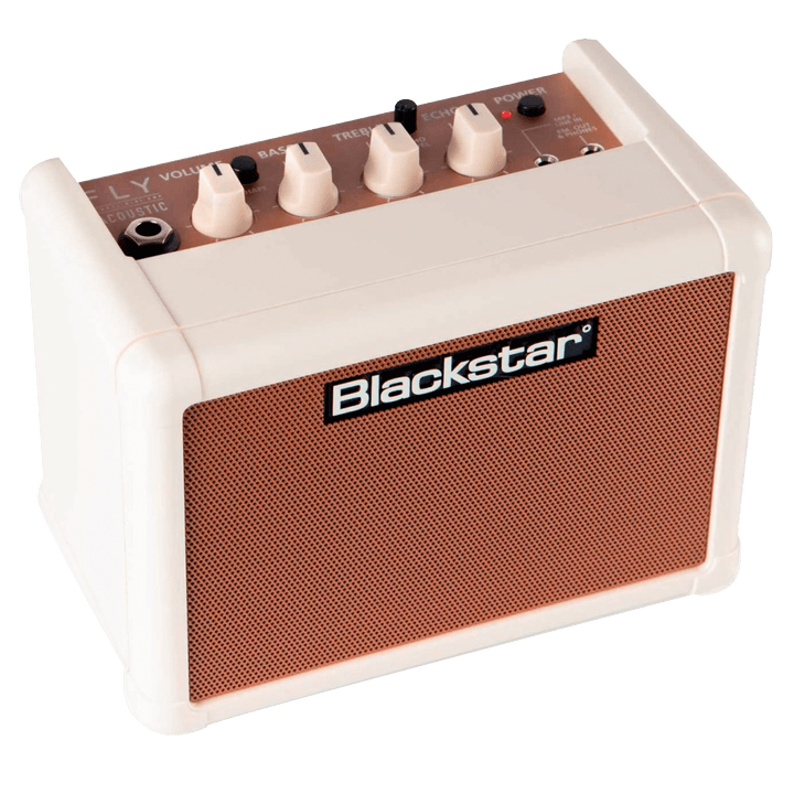 Blackstar Fly3 Acoustic - Amplificador Guitarra Acústica | Con el Blackstar Fly 3 Acoustic, el fabricante británico ofrece un amplificador portable para guitarras acústicas. A pesar de su pequeño tamaño, el compacto amplificador a pilas con 3 vatios de po