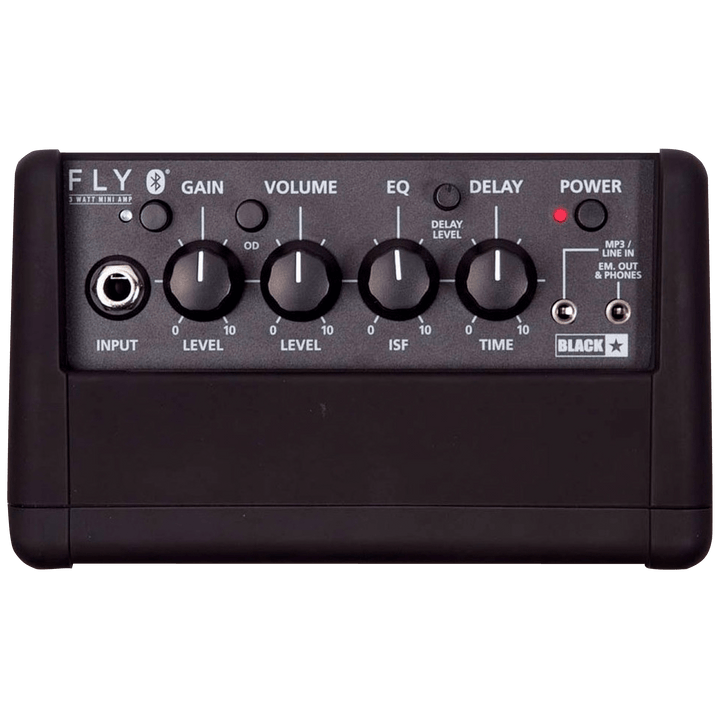 Blackstar Fly 3 Bluetooth - Amplificador Guitarra Eléctrica | El FLY 3 Bluetooth es un mini amplificador innovador de 3W que combina dos canales, un delay tipo "cinta" y la Infinite Shape Feature (ISF) patentada de Blackstar, por lo que es perfecto como a