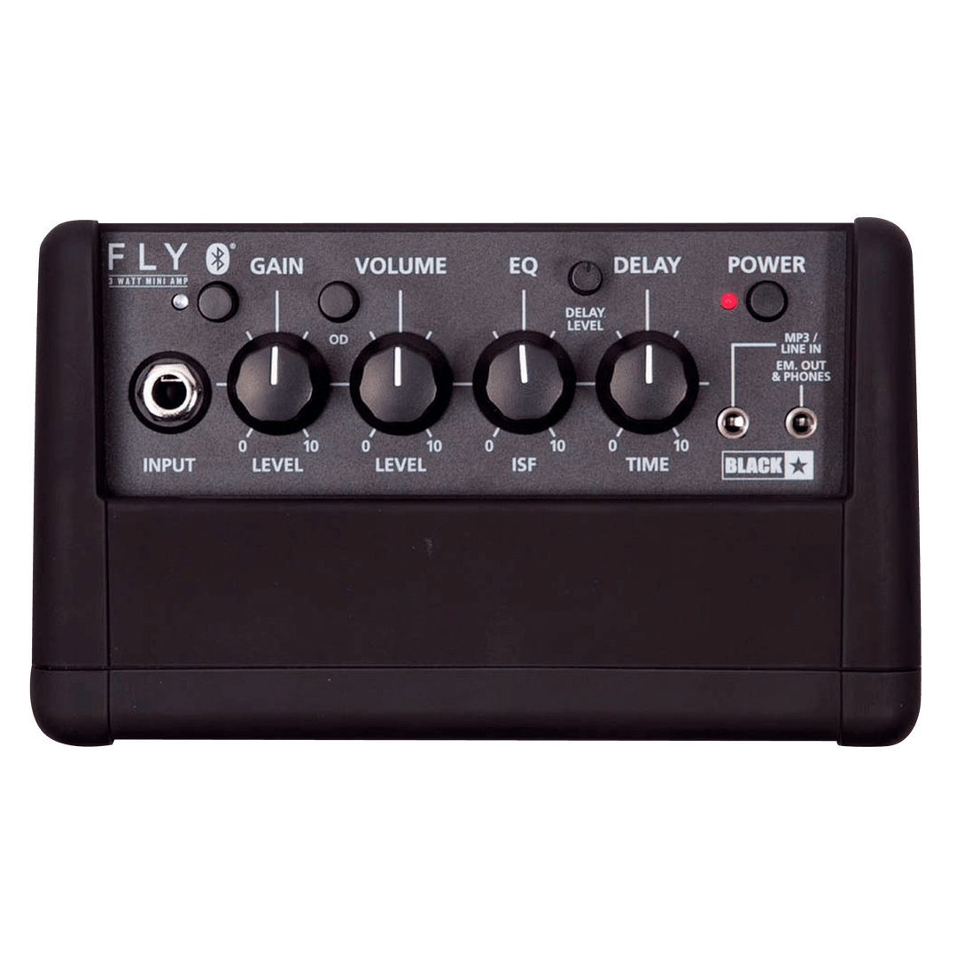 Blackstar Fly 3 - Amplificador Guitarra Eléctrica | El FLY 3 es un mini amplificador innovador de 3W que combina dos canales, un delay tipo "cinta" y la Infinite Shape Feature (ISF) patentada de Blackstar, por lo que es perfecto como ampli para llevar a c