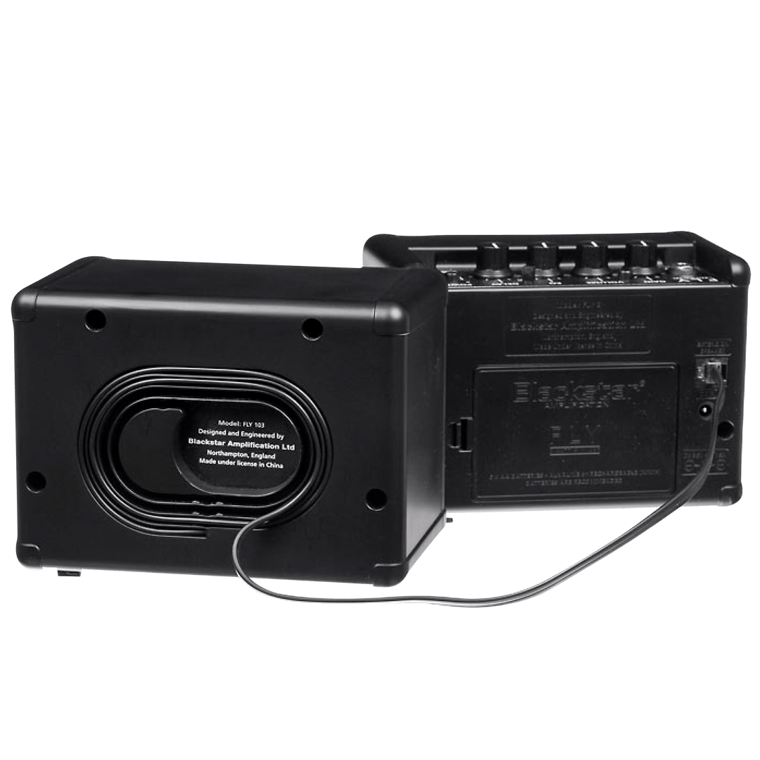 Blackstar Fly Pack - Amplificador Guitarra Eléctrica | El Blackstar Fly Stereo Pack incluye el amplificador Fly 3 mini, un gabinete de extensión Fly 103 y una fuente de alimentación. Combinados, el Fly 3 y el Fly 103 hacen un amplificador estéreo de 6 wat