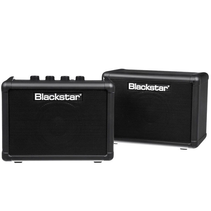 Blackstar Fly Pack - Amplificador Guitarra Eléctrica | El Blackstar Fly Stereo Pack incluye el amplificador Fly 3 mini, un gabinete de extensión Fly 103 y una fuente de alimentación. Combinados, el Fly 3 y el Fly 103 hacen un amplificador estéreo de 6 wat