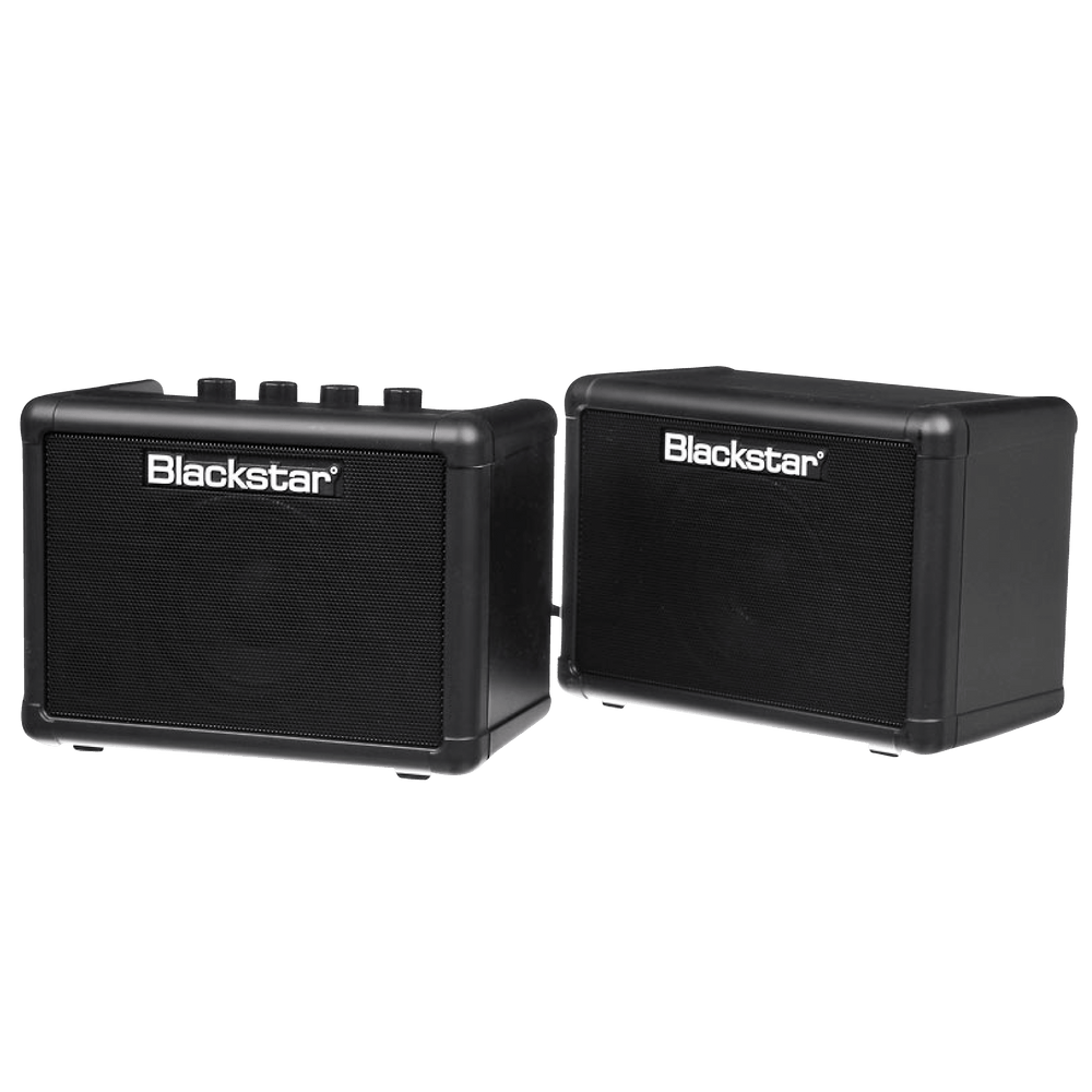 Blackstar Fly Pack - Amplificador Guitarra Eléctrica | El Blackstar Fly Stereo Pack incluye el amplificador Fly 3 mini, un gabinete de extensión Fly 103 y una fuente de alimentación. Combinados, el Fly 3 y el Fly 103 hacen un amplificador estéreo de 6 wat