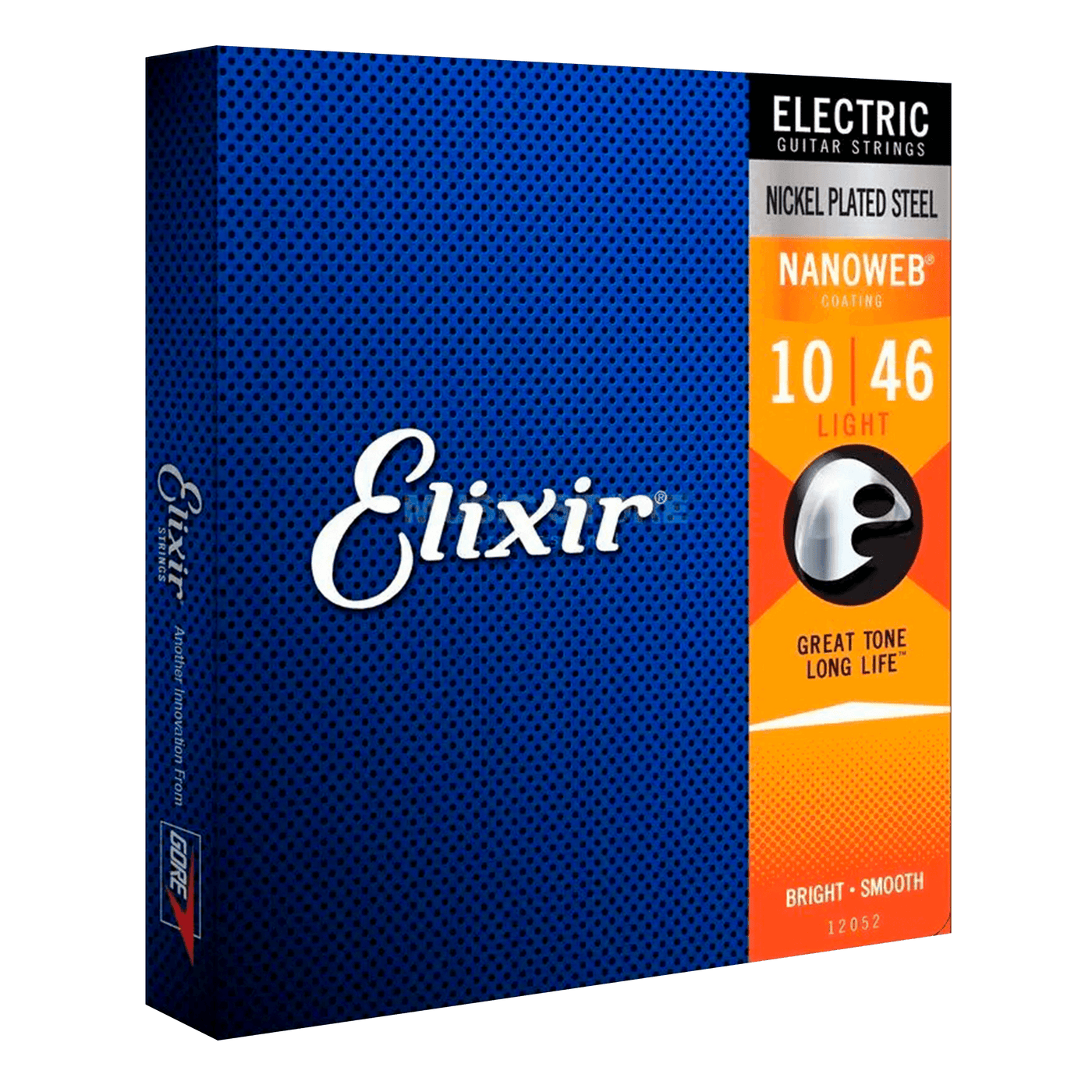 Elixir Nickel Plated Steel Nanoweb Light (10-46) - $19990 - Gearhub - Elixir® Electric Nickel Plated Steel Strings with NANOWEB® Coating deliver the presence, punch, and personality of traditional electric guitar strings but with extended tone life. Gauges: .010 – .013 – .017 – .026 – .036 – .046.