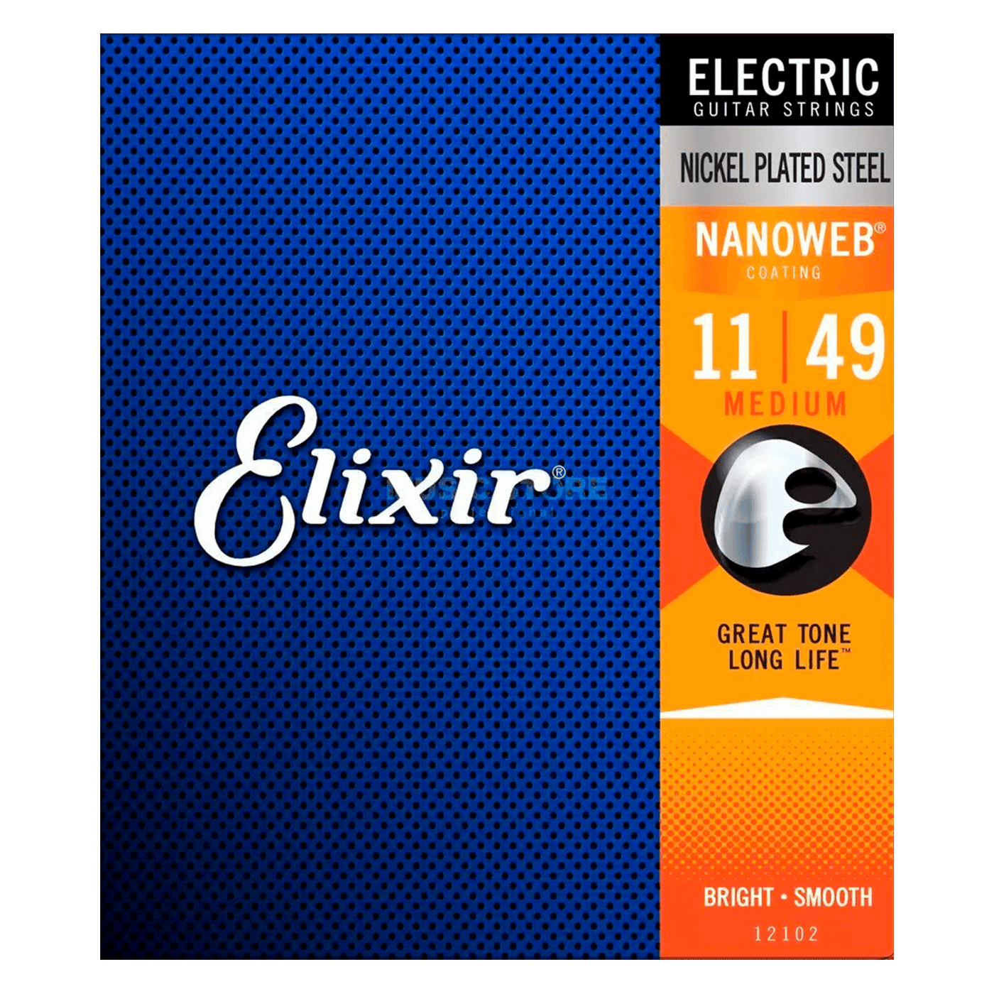 Elixir Nickel Plated Steel Nanoweb Medium (11-49) - $19990 - Gearhub - Elixir® Electric Nickel Plated Steel Strings with NANOWEB® Coating deliver the presence, punch, and personality of traditional electric guitar strings but with extended tone life. Gauges: .011 – .014 – .018 – .028 – .038 – .049.