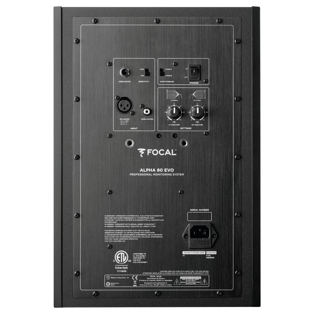 Focal Alpha 80 Evo - Monitor Estudio Activo 8" | Esta es la próxima generación de monitores de la serie Alpha de Focal. El diseño de Alpha 80 Evo aprovecha los materiales y la ingeniería de vanguardia para avanzar en el estado del arte en el monitoreo de