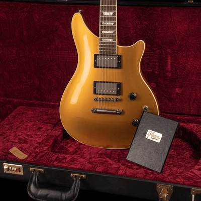Gibson Custom Shop Modern Double-Cut Prototype Gold Top 2017 - $5999990 - Gearhub - The Historic Reissue ES-335 is back and better than ever thanks to a year of studying, scanning, and listening to original examples. The expert craftspeople at Gibson Custom Shop have rendered every contour, profile, inlay and color of the priceless vintage models in magnificent detail. The result is a playing and ownership experience that will keep you coming back for more. The 1959 Reissue models feature rounded cutaways,