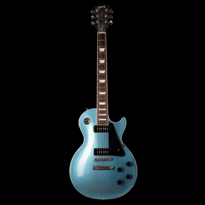 Gibson Les Paul Classic Pelham Blue 2018 - $2599990 - Gearhub - The Les Paul Classic guitar conveys major elements of the iconic Les Paul look with the legendary tonewood combination of a mahogany-and-maple non-weight relief body, bound body top and fingerboard with trapezoid fingerboard inlays. Fast and comfortable playability is increased with a Slim Taper neck. Additional appointments include a pair of P-90 pickups, ABR bridge, nickel-plated hardware, and hand-wired electronics including Orange Drop capa