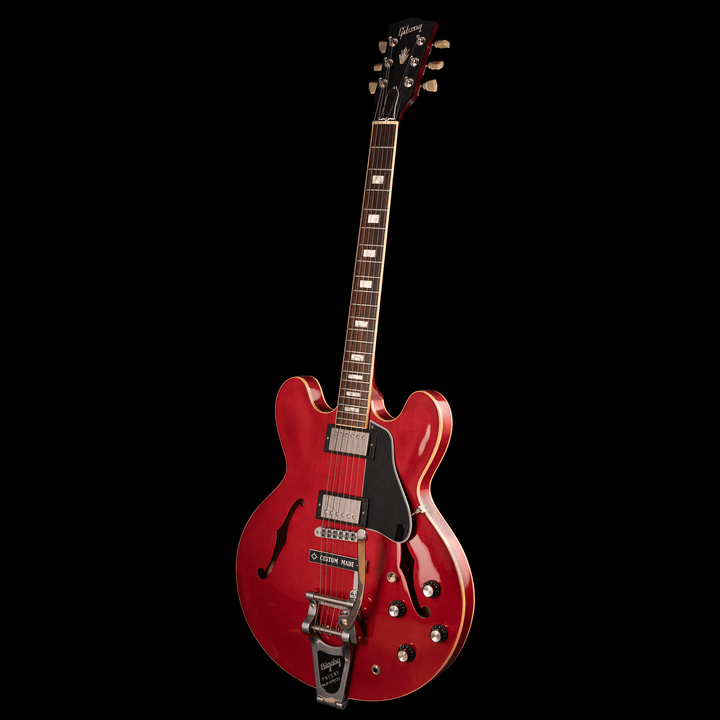 Gibson Memphis Reissue 335 Cherry Bigsby B7 Vibramate 2018 - Guitarra –  Gearhub