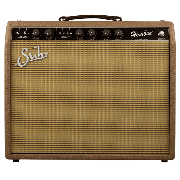 Suhr Hombre 1x12 - Combo para Guitarra Eléctrica | Presentamos el nuevo Suhr Hombre, un combo de tubo de 1x12 de 18W inspirado en Clasico amplificador de color marrón. Hombre es la versión de Suhr de los tonos clásicos que han inspirado a John Suhr desde