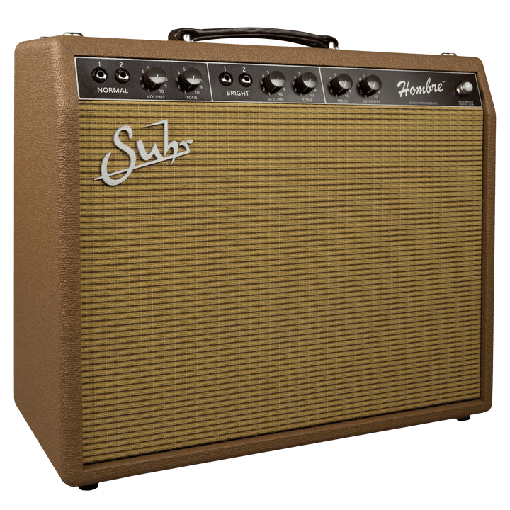 Suhr Hombre 1x12 - Combo para Guitarra Eléctrica | Presentamos el nuevo Suhr Hombre, un combo de tubo de 1x12 de 18W inspirado en Clasico amplificador de color marrón. Hombre es la versión de Suhr de los tonos clásicos que han inspirado a John Suhr desde