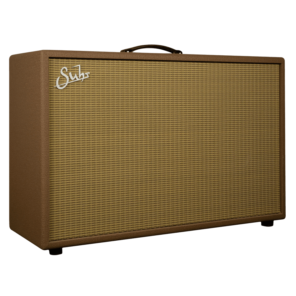 Suhr Hombre 2x12 - Gabinete de Guitarra Eléctrica | El nuevo gabinete Hombre 2×12 es el compañero perfecto para el nuevo amplificador Suhr Hombre. Volviendo a las GRANDES cabinas vintage 2×12 que alguna vez compartieron el escenario con leyendas, producie