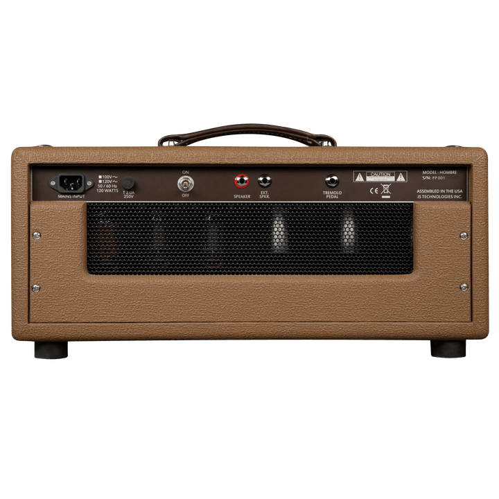 Suhr Hombre Head - Cabezal de Guitarra Eléctrica | Una interpretación moderna de los sonidos clásicos de cara marrón mientras conserva la herencia vintage. Hombre es la versión de Suhr de los tonos clásicos que han inspirado a John Suhr desde sus primeros
