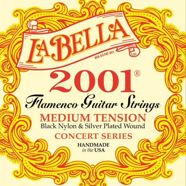 LaBella 2001 Flamenco Tensión Media - Cuerdas de Guitarra Clásica