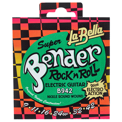LaBella Super Bender (9-42) Cuerdas de Guitarra Eléctrica