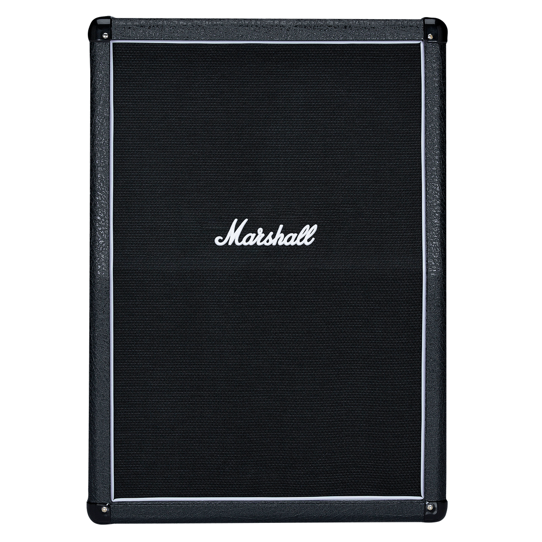 Marshall SC212 - Gabinete Guitarra Eléctrica | Este Gabinete recrea el rugido inconfundible del JCM800, combinando el SC20H o SC20C con este gabinete portátil hecho a mano. Diseñado y construido en Gran Bretaña con dos altavoces Celestion V-Type para capt