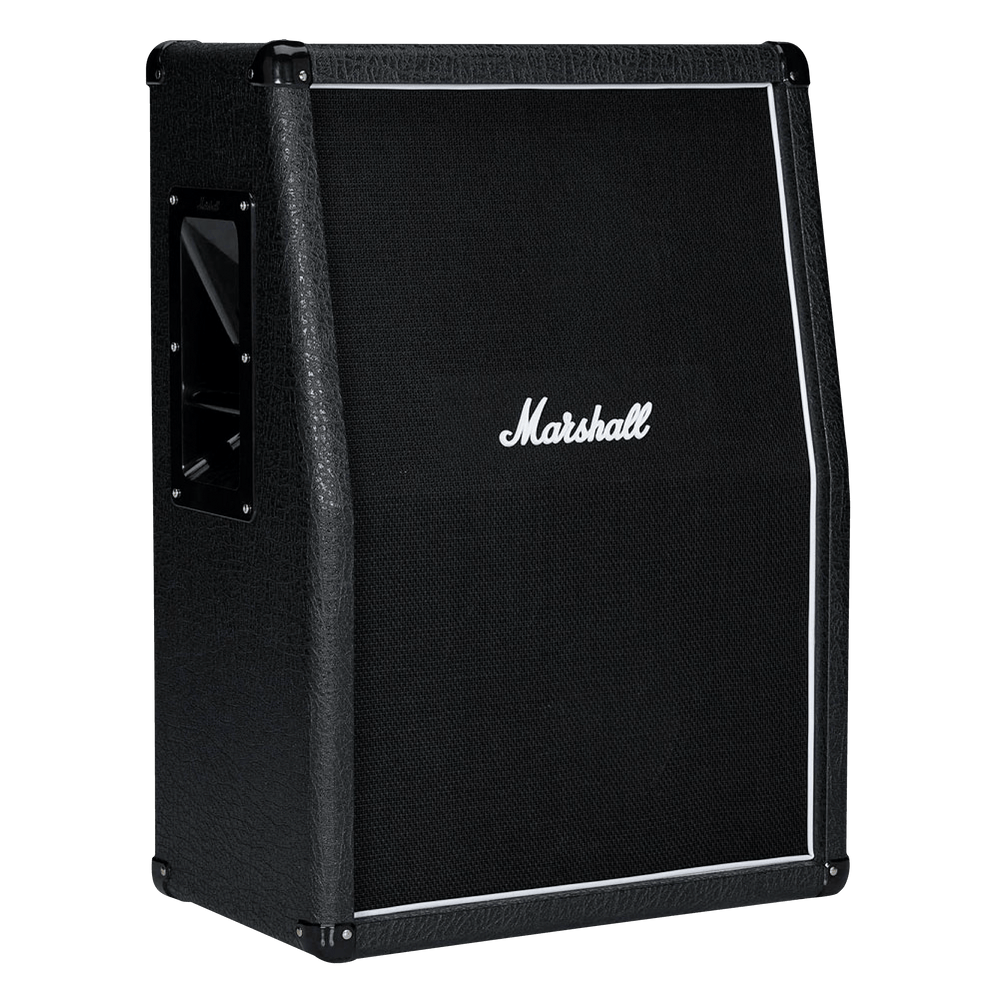 Marshall SC212 - Gabinete Guitarra Eléctrica | Este Gabinete recrea el rugido inconfundible del JCM800, combinando el SC20H o SC20C con este gabinete portátil hecho a mano. Diseñado y construido en Gran Bretaña con dos altavoces Celestion V-Type para capt