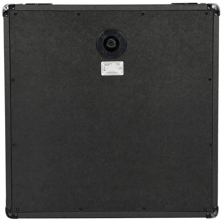 Marshall MG412B Gold - Gabinete de Guitarra Eléctrica | No pasa desapercibido el estilo y elegancia de la serie MG412B de 120W. Son gabinetes de 4x12” terminados con hermosos ribetes dorados. Están equipados con altavoces Celestion G12-412MG personalizado