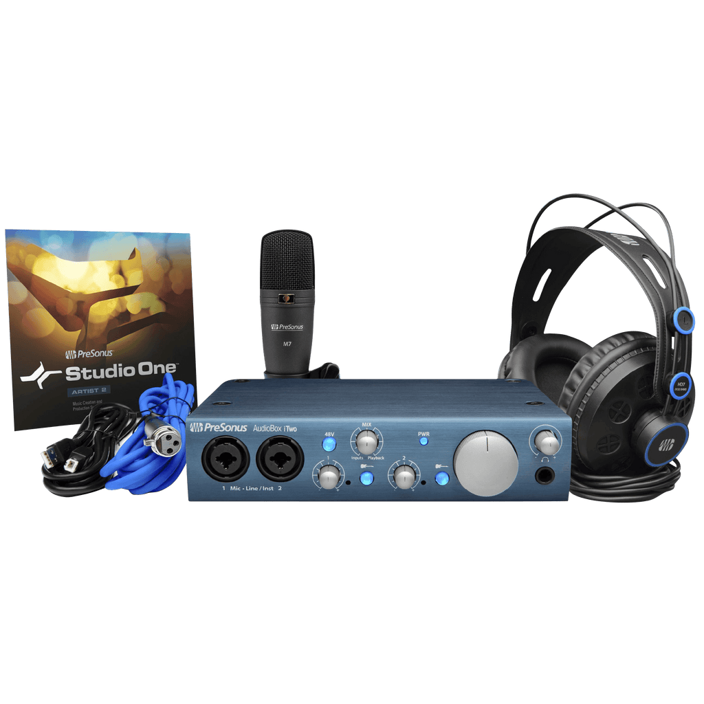 Presonus Pack AudioBox iTwo Studio - Sistema de Grabacion 2x2 USB