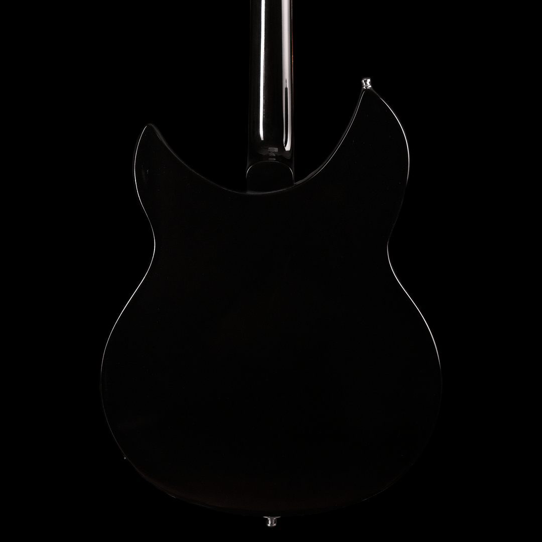 Rickenbacker 330 Jetglo 2006 - Guitarra Eléctrica | Careful acoustic research has resulted in the full, rich and warm sound of this popular model. Two single coil pickups on a full size body are accented by a traditionally shaped sound hole. The 24 fret R