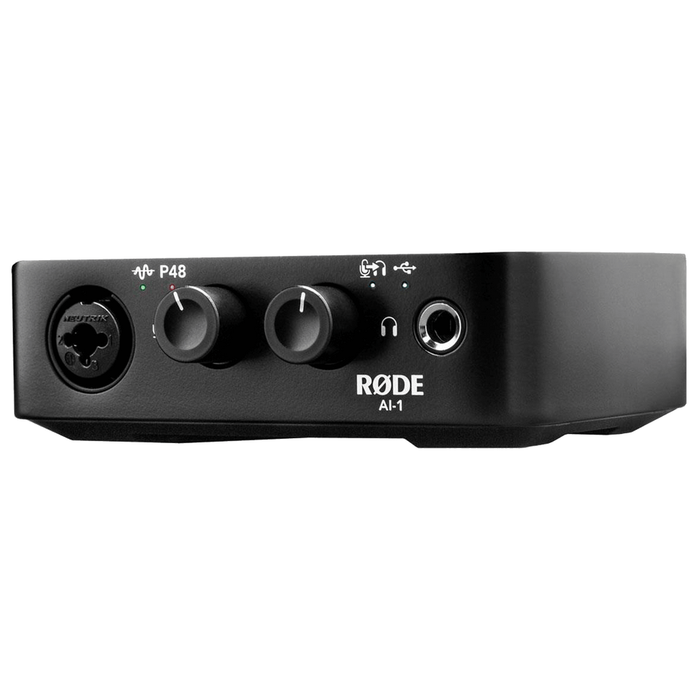 Rode AI-1 - Interfaz de Audio | La interfaz de audio AI-1 de RØDE está repleta de una tecnología increíble para garantizar que la grabación en su computadora sea fácil, versátil y suene excelente. La entrada única del AI-1 es un conector combinado Neutrik
